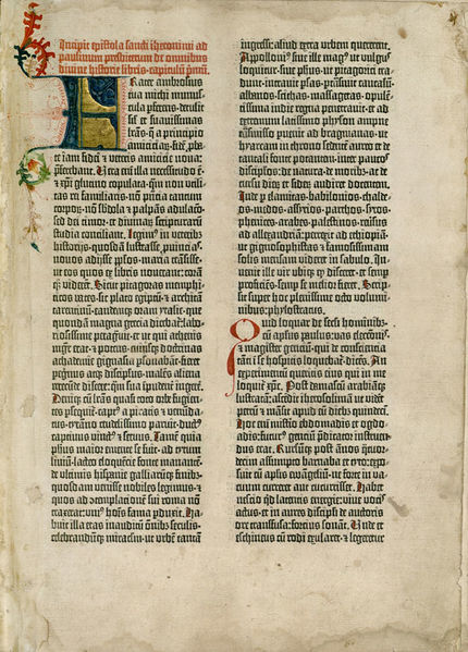 Файл:Gutenberg bible Old Testament Epistle of St Jerome.jpg