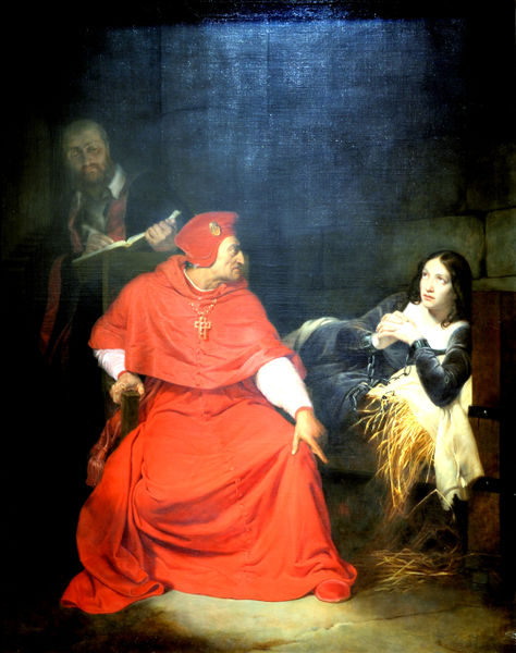 Файл:Jeanne d'arc malade est interrogée dans sa prison par le cardinal de Winchester-Paul Delaroche-MBA Lyon 2014.jpeg