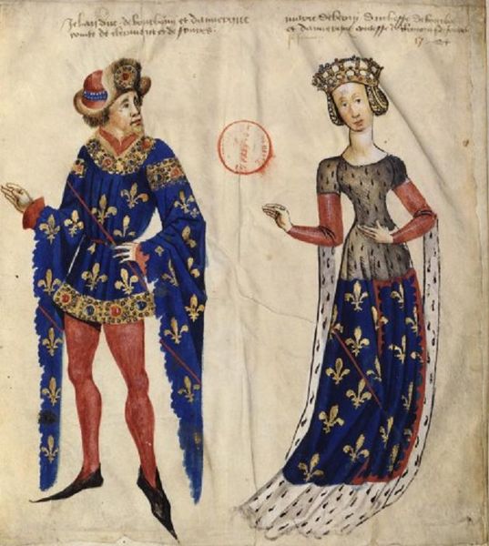Файл:Jean I de Bourbon et son épouse.JPG