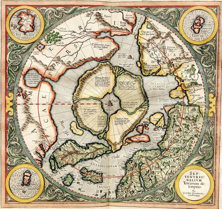 Mercator north pole 1595.jpg
