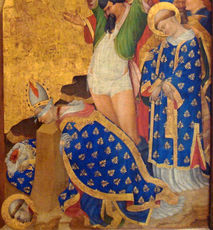 Henri Bellechose Le Retable de Saint Denis 1415 1416 detail 2.jpg