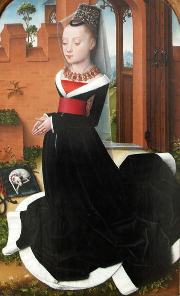 Файл:Триптих Жана де Витта (триптих Мастера 1473 года, левая панель). Фрагмент.jpg