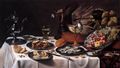 Still Life with Turkey Pie 1627 Pieter Claesz.jpg