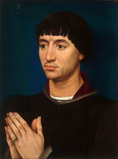 Rogier van der Weyden - Portrait Diptych of Jean de Gros (right wing) - WGA25693.jpg