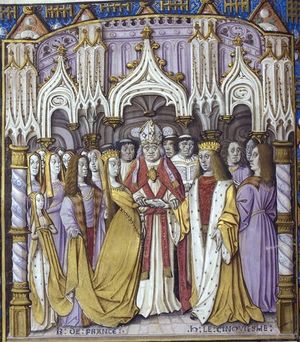 Jean Chartier, Chronique de Charles VII, France (Calais), 1490, and England, before 1494, Royal 20 E. vi, f. 9v,.jpg