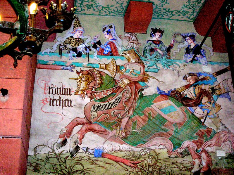 Файл:Léo Schnug - medieval jousting scene.jpg