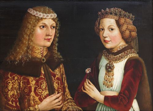 Betrothal Portrait of Ladislaus V of Hungary and Madeleine of France.jpg