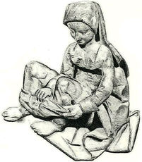 Дама, надевающая брэ. Статуэтка (Франция, ок. 1482—1485).jpg