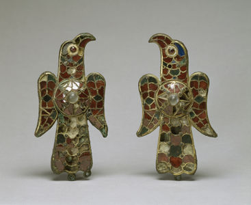 Visigothic - Pair of Eagle Fibula - Walters 54421, 54422 - Group.jpg