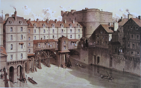 Le Petit pont et le Petit Châtelet, 1717.png