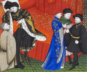 Ответы Карлу VI и плач о состоянии короля (BnF Fr. 23279), fol. 19. Фрагмент.jpg